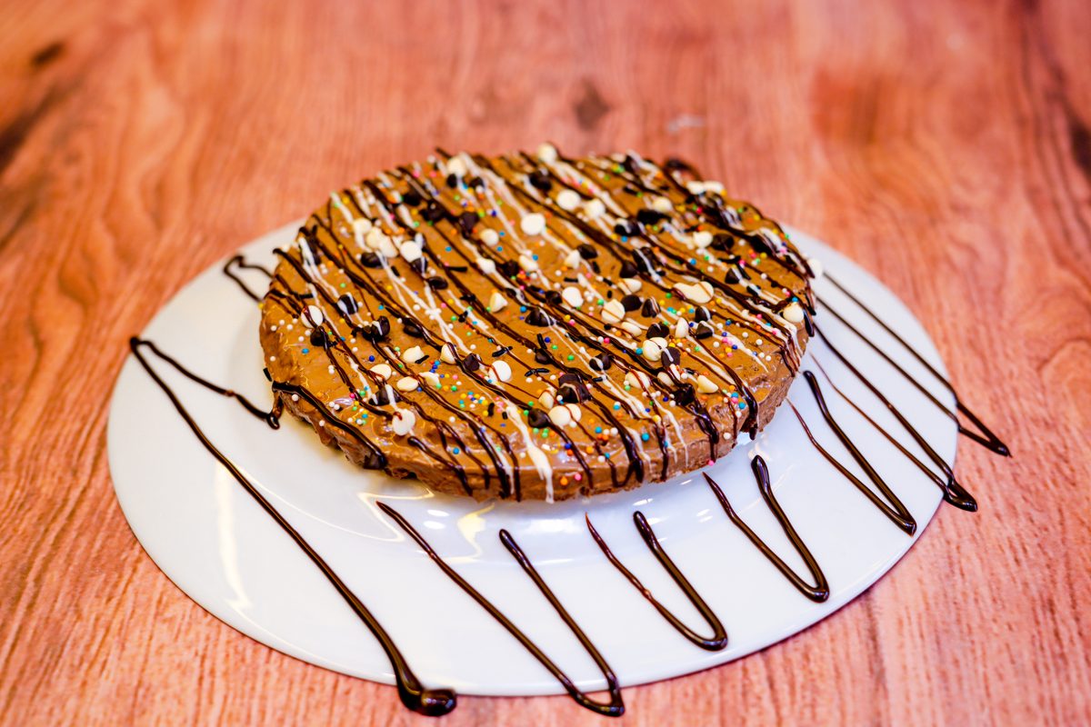 Belgian Chocochips Single Layer Waffle Cake