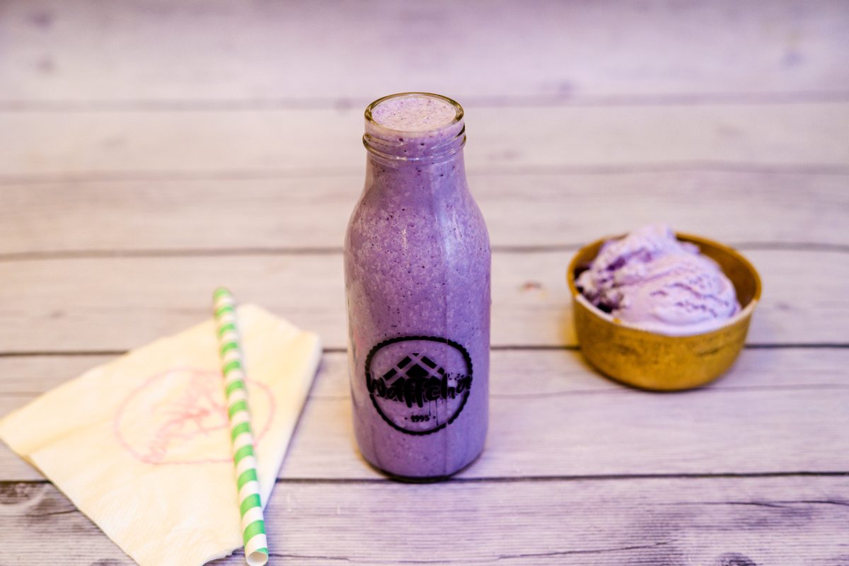 Black Currant Ice Cream Shake