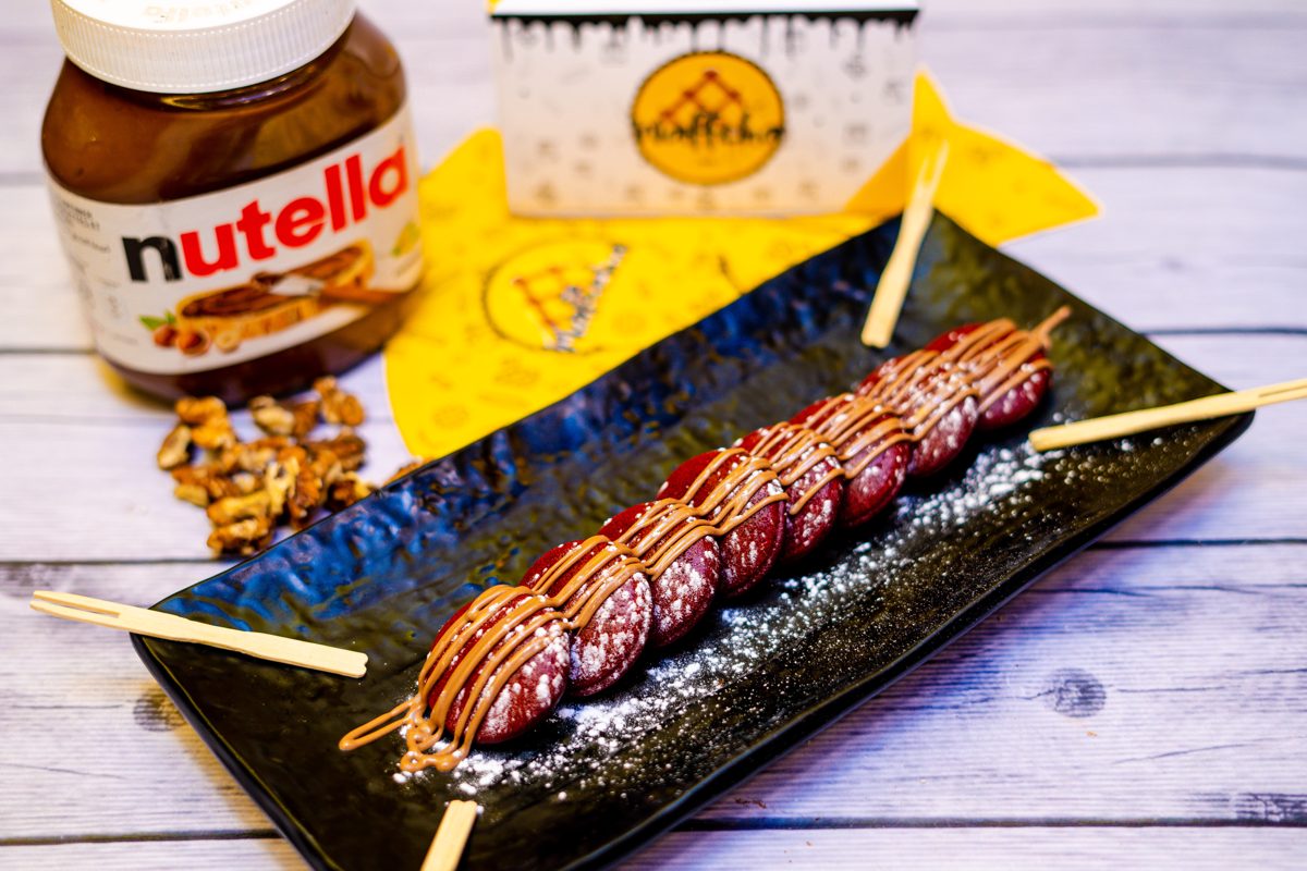 Nutella Red Velvet Pancake